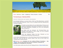 Tablet Screenshot of ferienhaus-berkenthin.de
